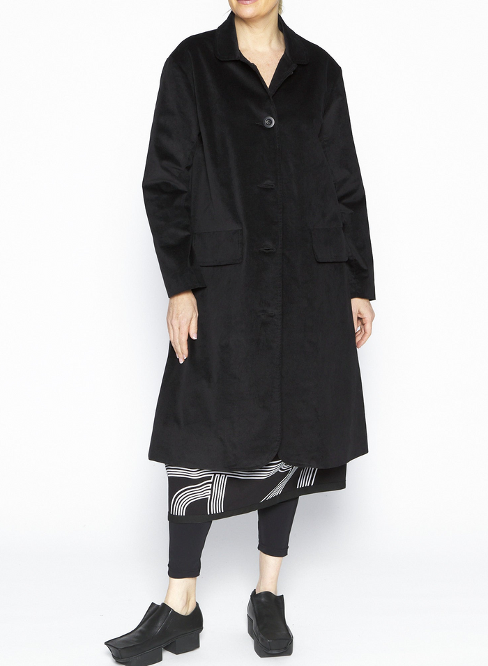 Edie Black Coat