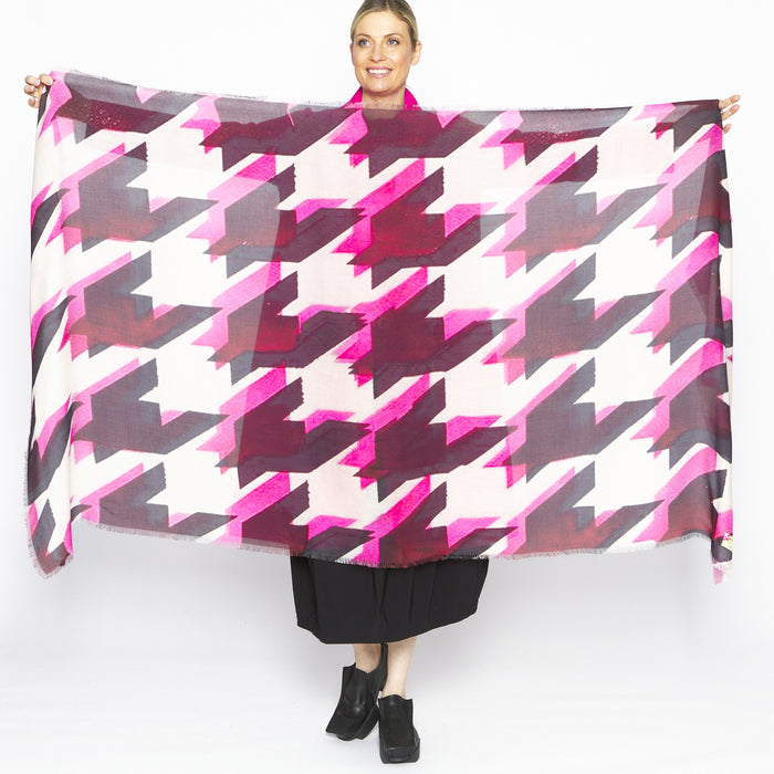 Houndstooth Modal Scarf
