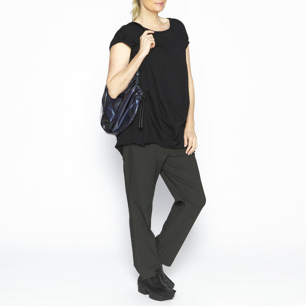 Cocconeo Petrol Lacquer Bag