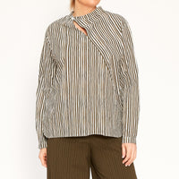Calipso Shirt - Olive Stripe