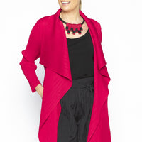 Aiko Red Lapel Coat