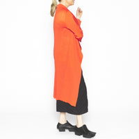Aiko Orange Lapel Coat