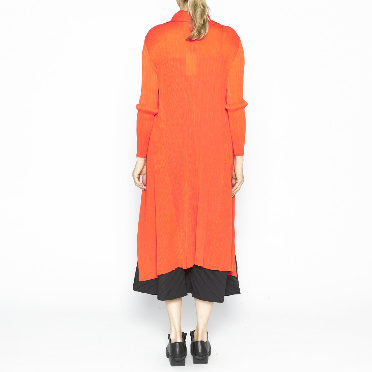 Aiko Orange Lapel Coat