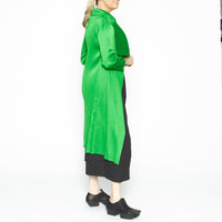 Aiko Green Lapel Coat