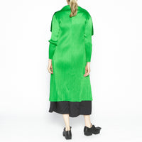 Aiko Green Lapel Coat