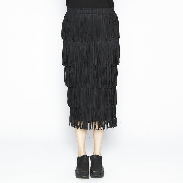 Tassel Black Skirt