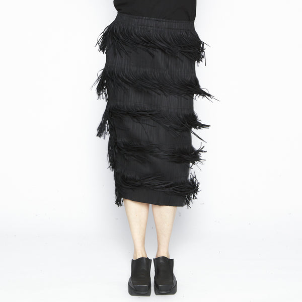 Tassel Black Skirt