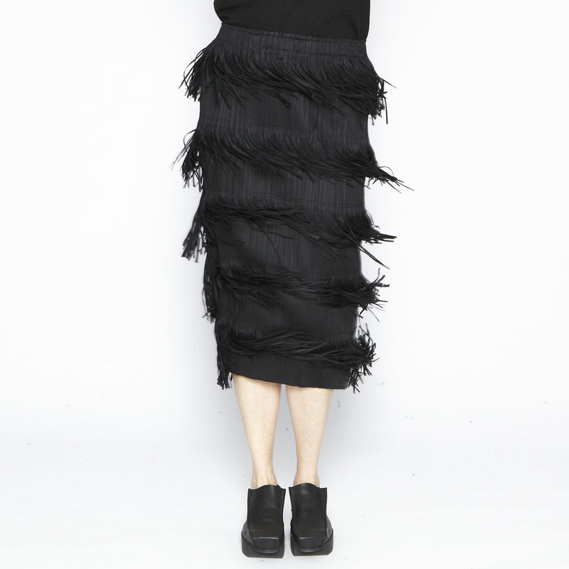Tassel Black Skirt