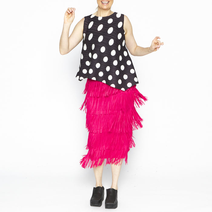 Tassel Red Skirt