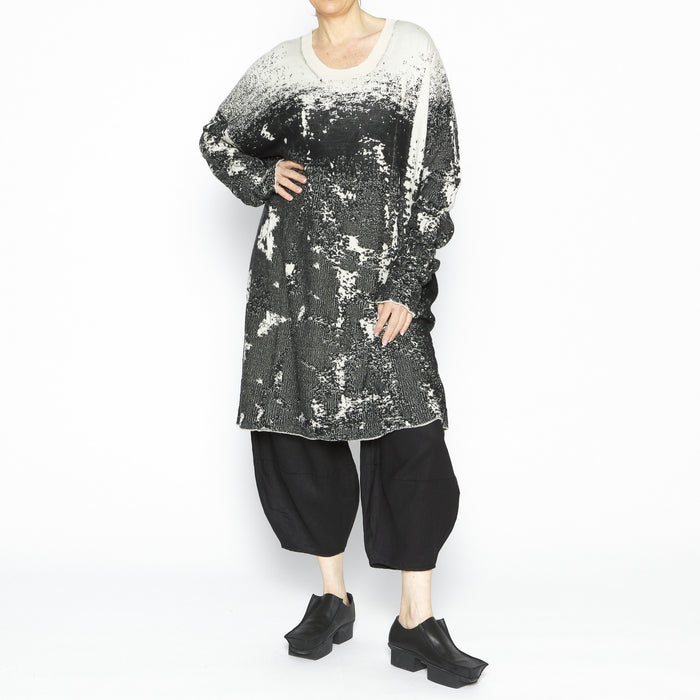 Natural Long Boxy Pull-Over SN-1869