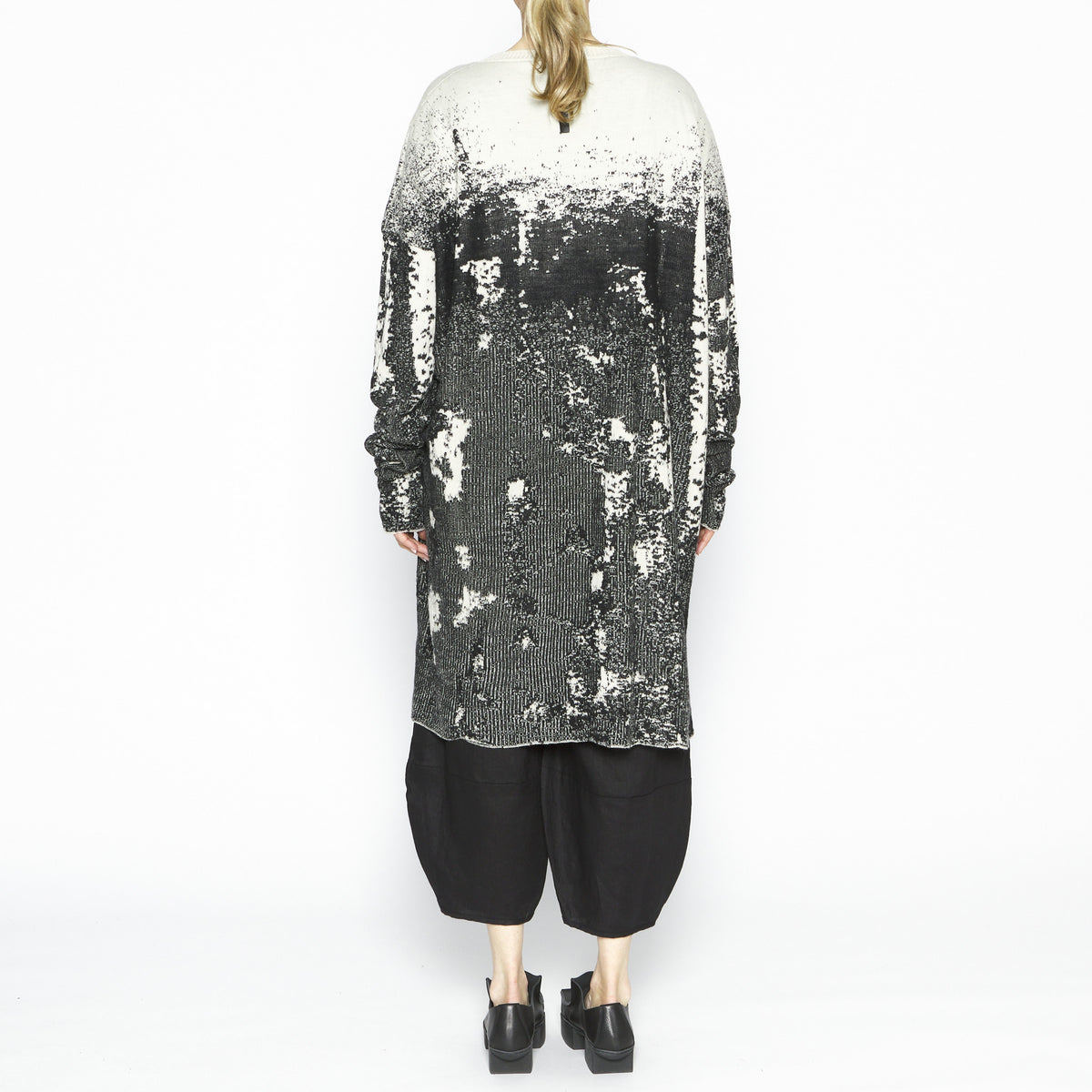 Natural Long Boxy Pull-Over SN-1869