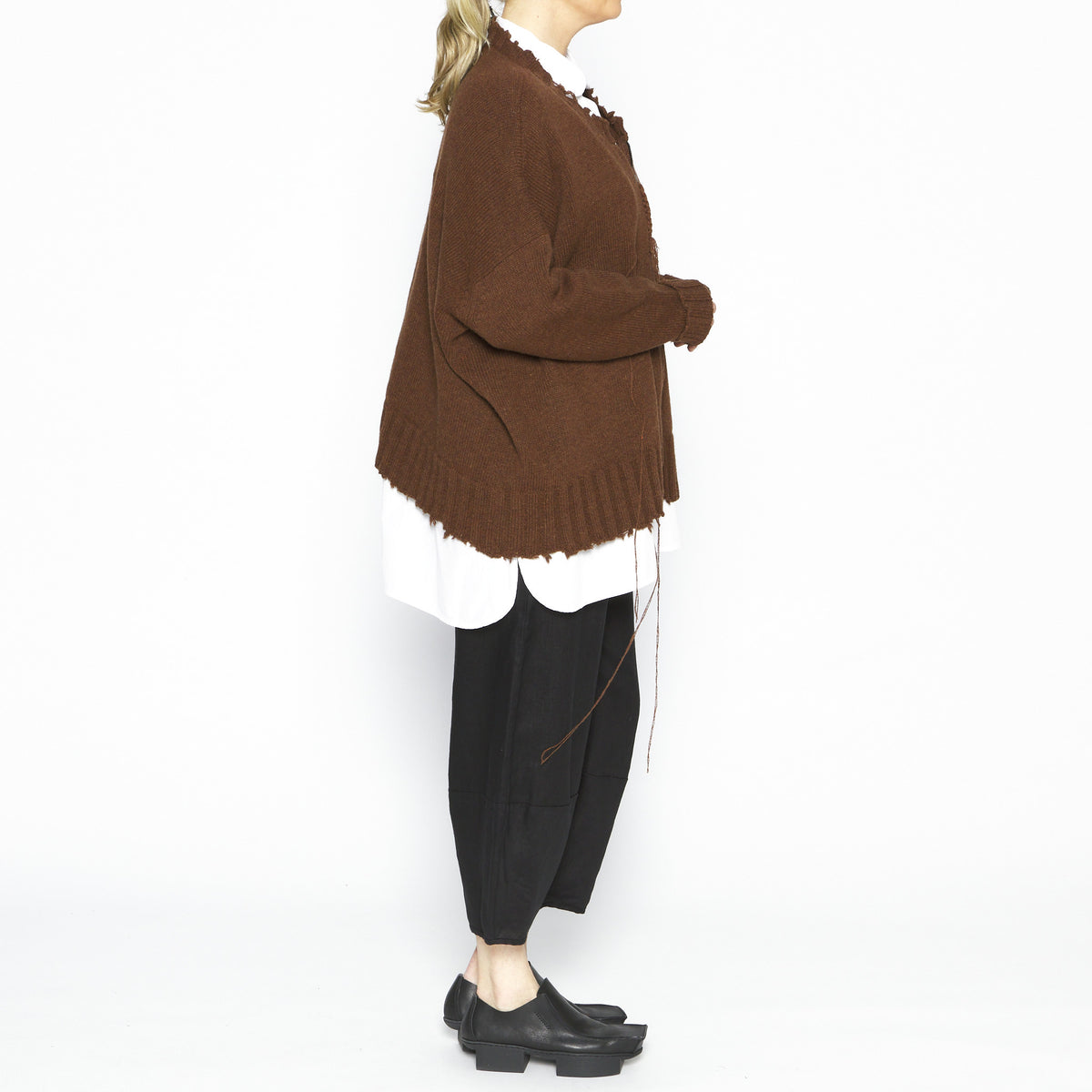 Tobacco Cardigan Pull Over SN-3055