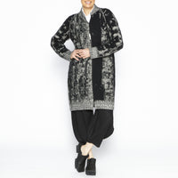 Long Knit Bomber SN-5146