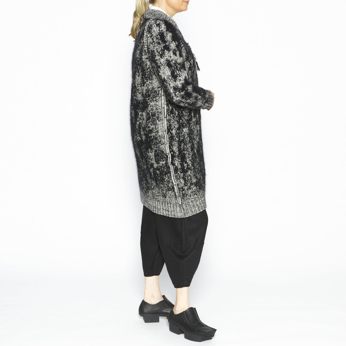 Long Knit Bomber SN-5146