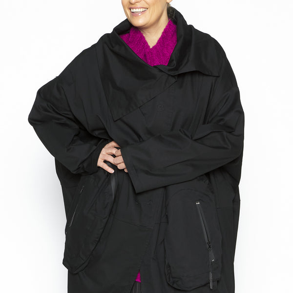 Drape Jacket in Black