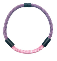 CB64 - Tube Rope Necklace in Purple Pink
