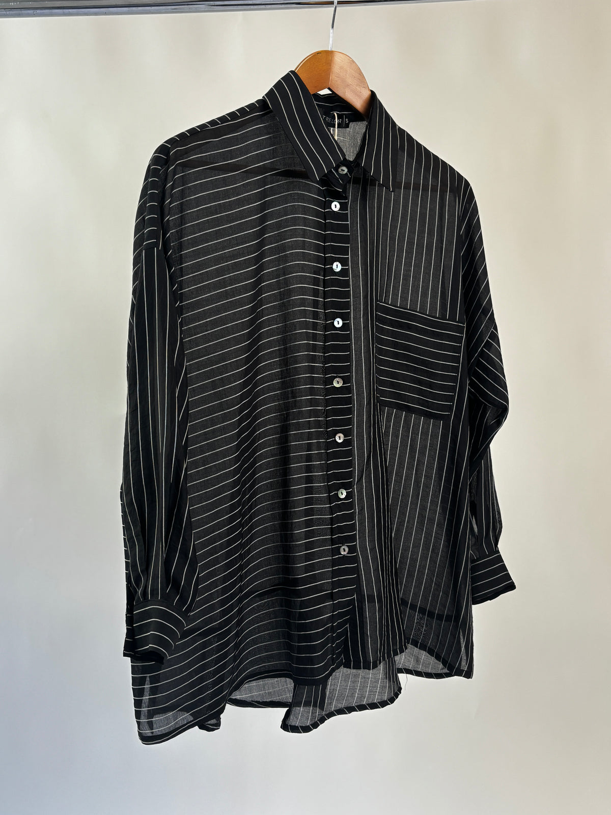 Eve Charcoal Stripe Shirt