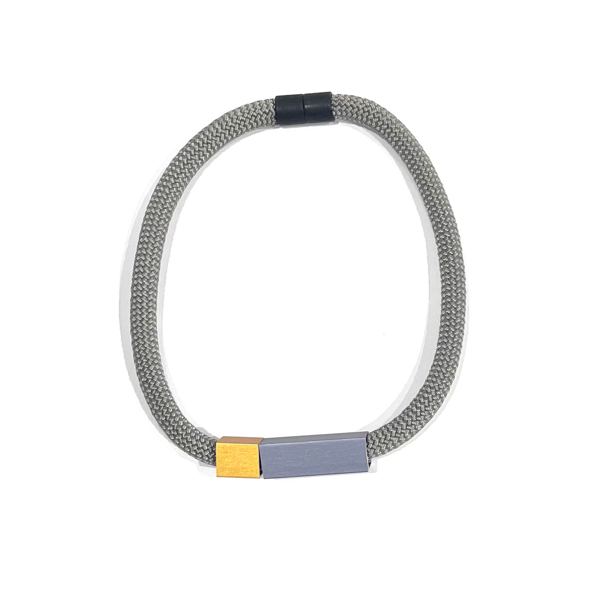 CB140 - Blocks Necklace in Pewter
