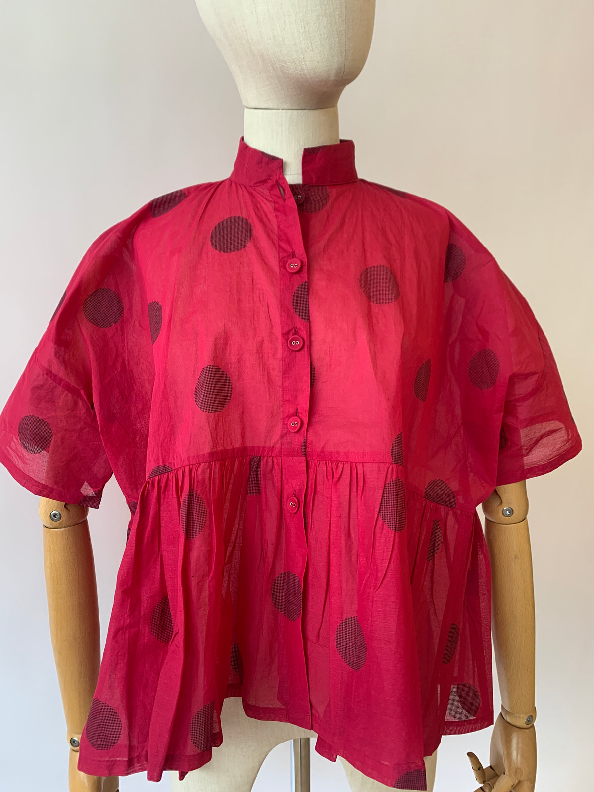 Dotto Gather Jacket Rose
