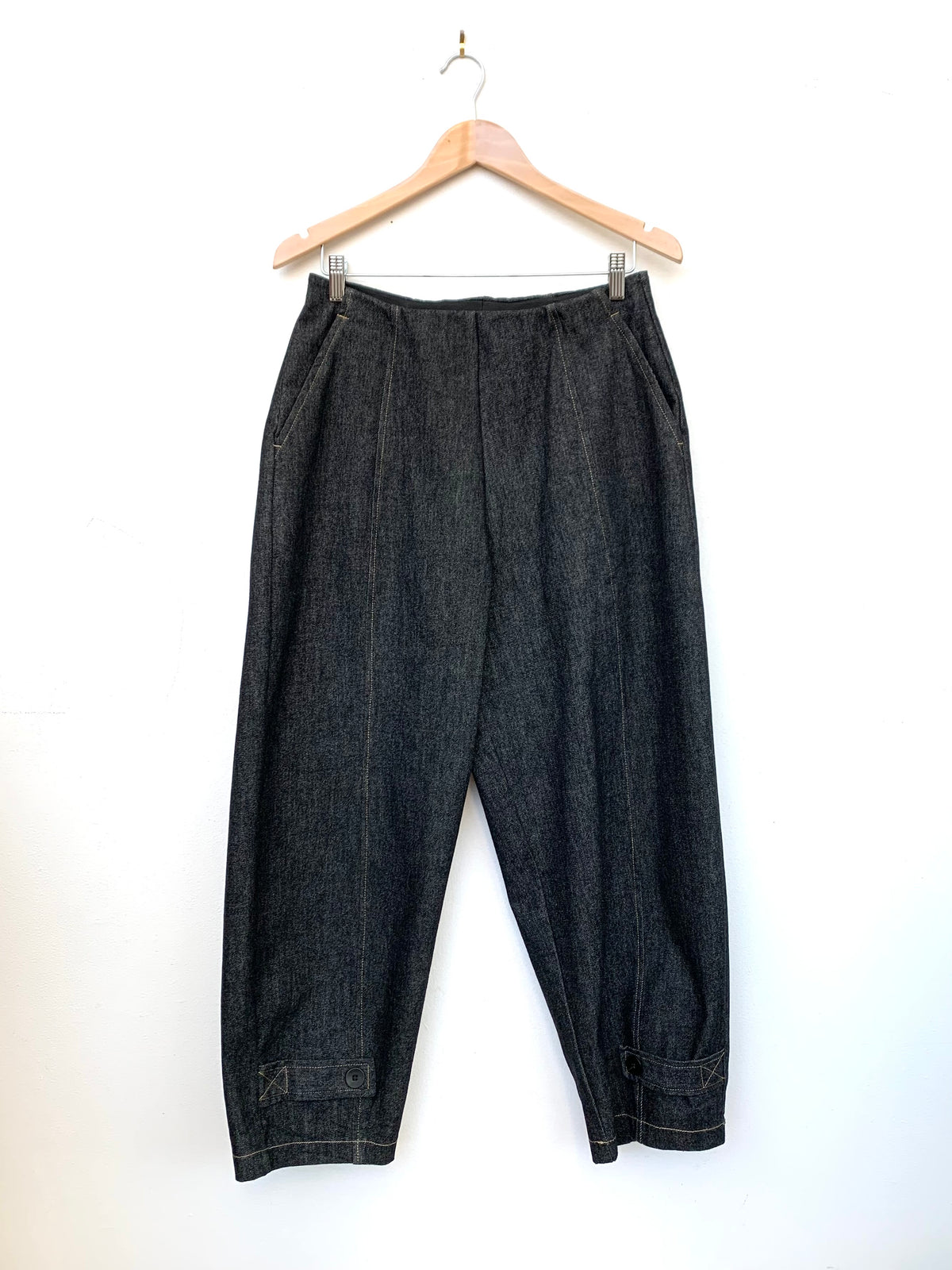 Beta Black Denim Pant