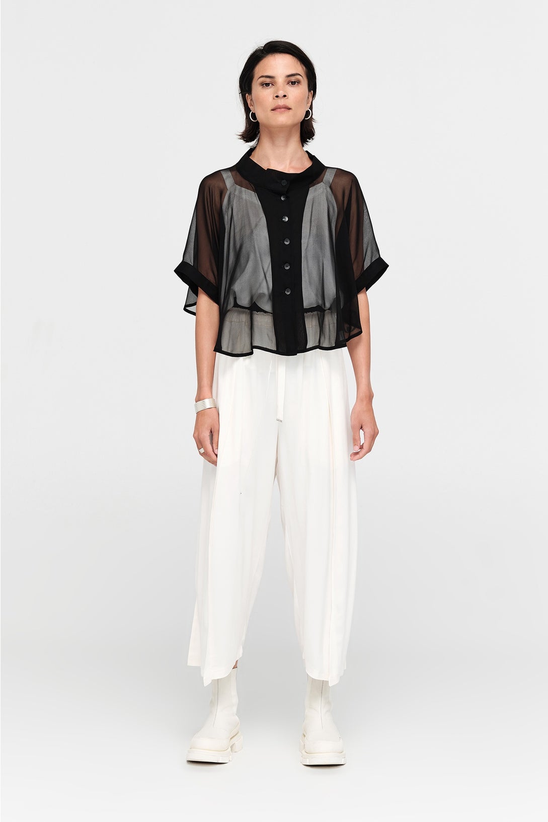 Accent Jacket Black Sheer