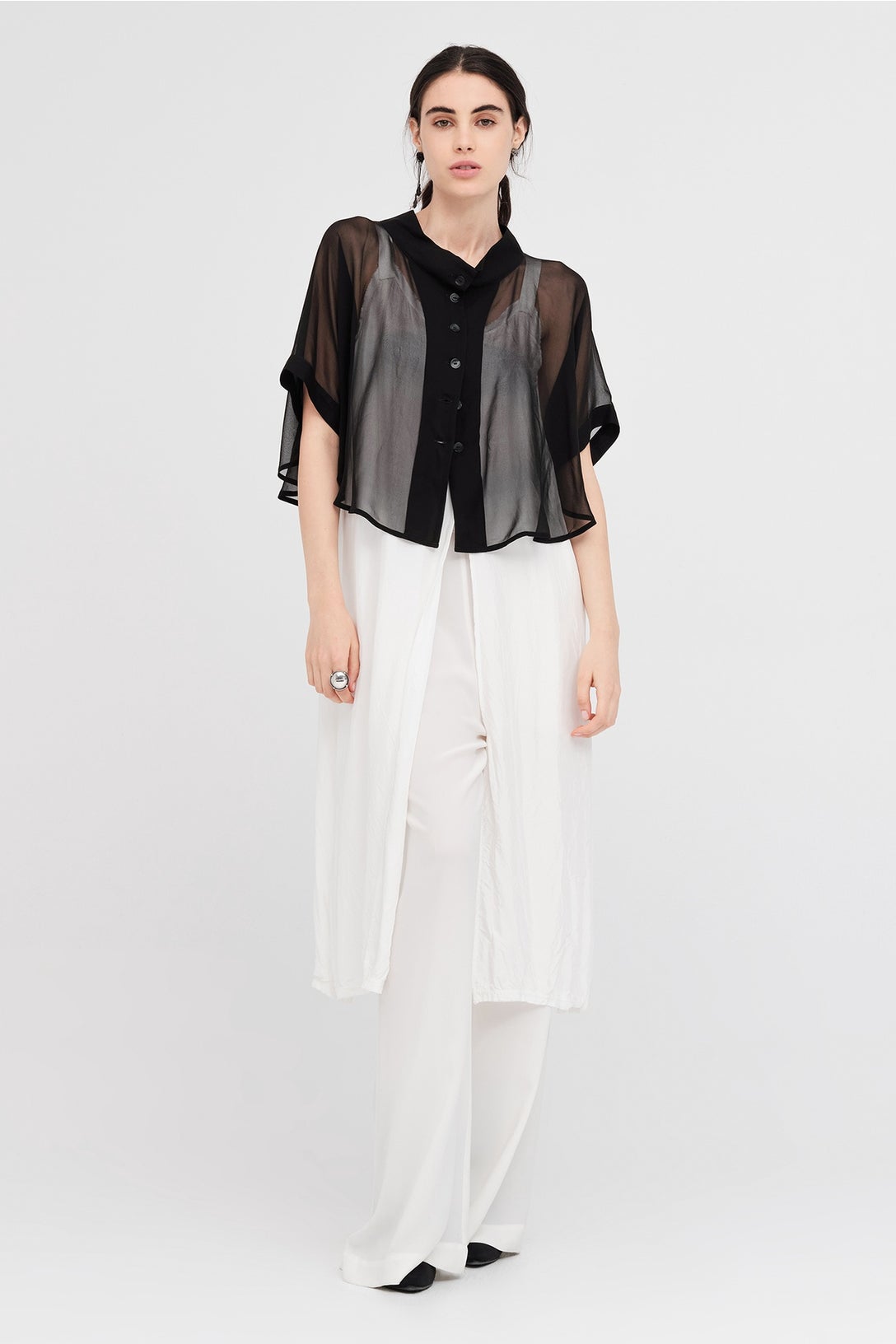 Accent Jacket Black Sheer