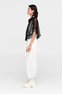 Accent Jacket Black Sheer