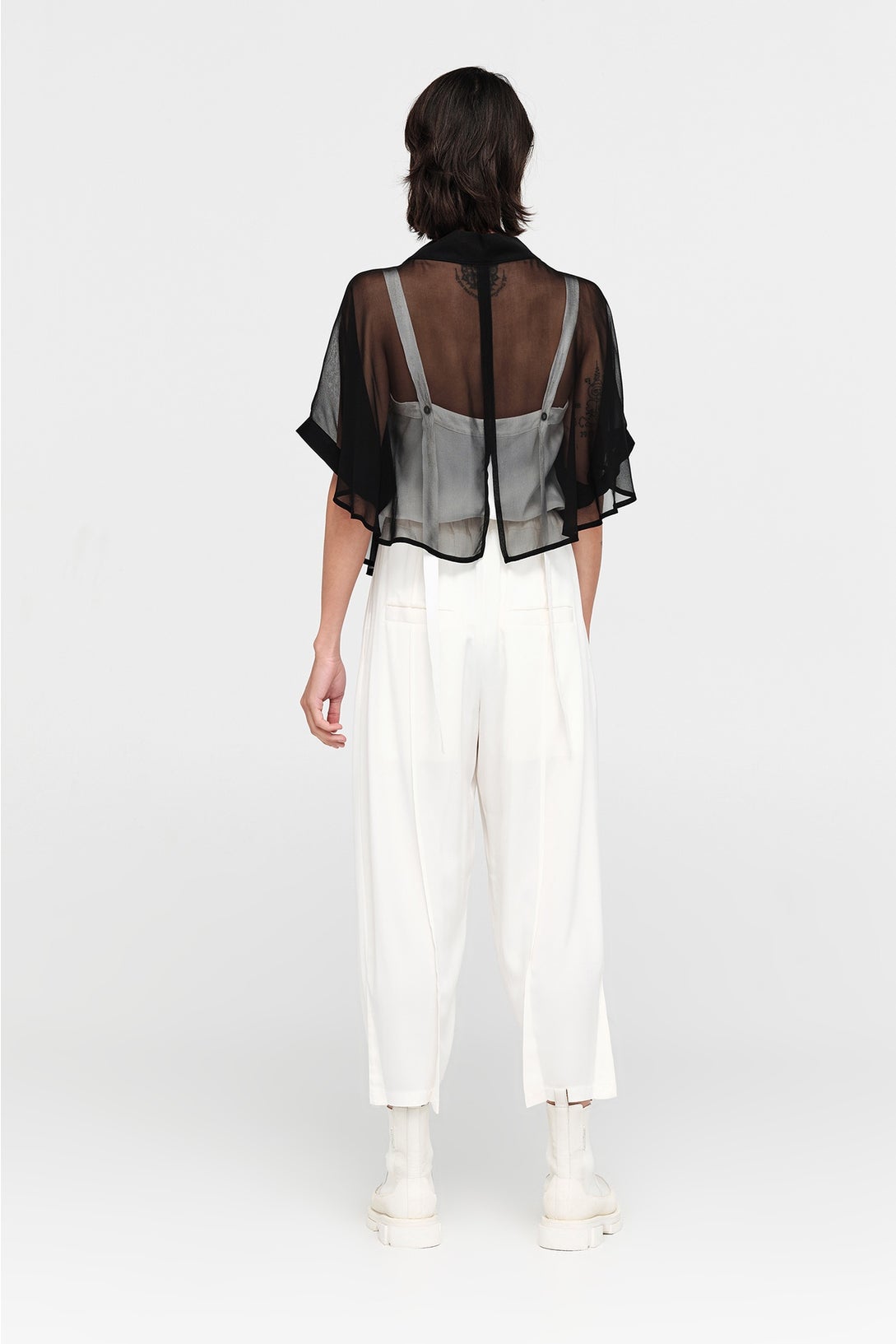 Accent Jacket Black Sheer