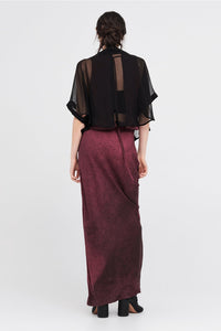 Accent Jacket Black Sheer