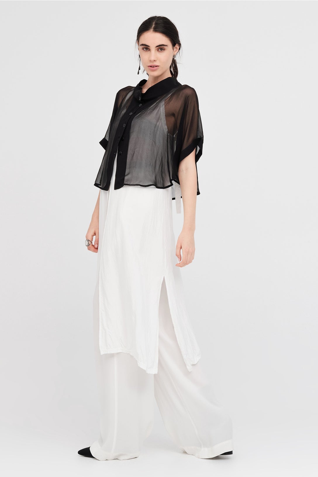 Accent Jacket Black Sheer
