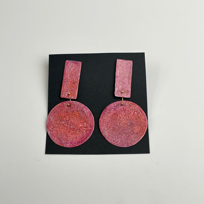 HD 294 Orbis Pendulum earring Pink