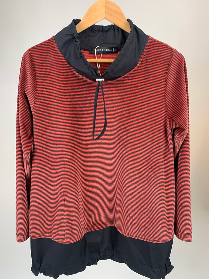 Shae Striped Red Top