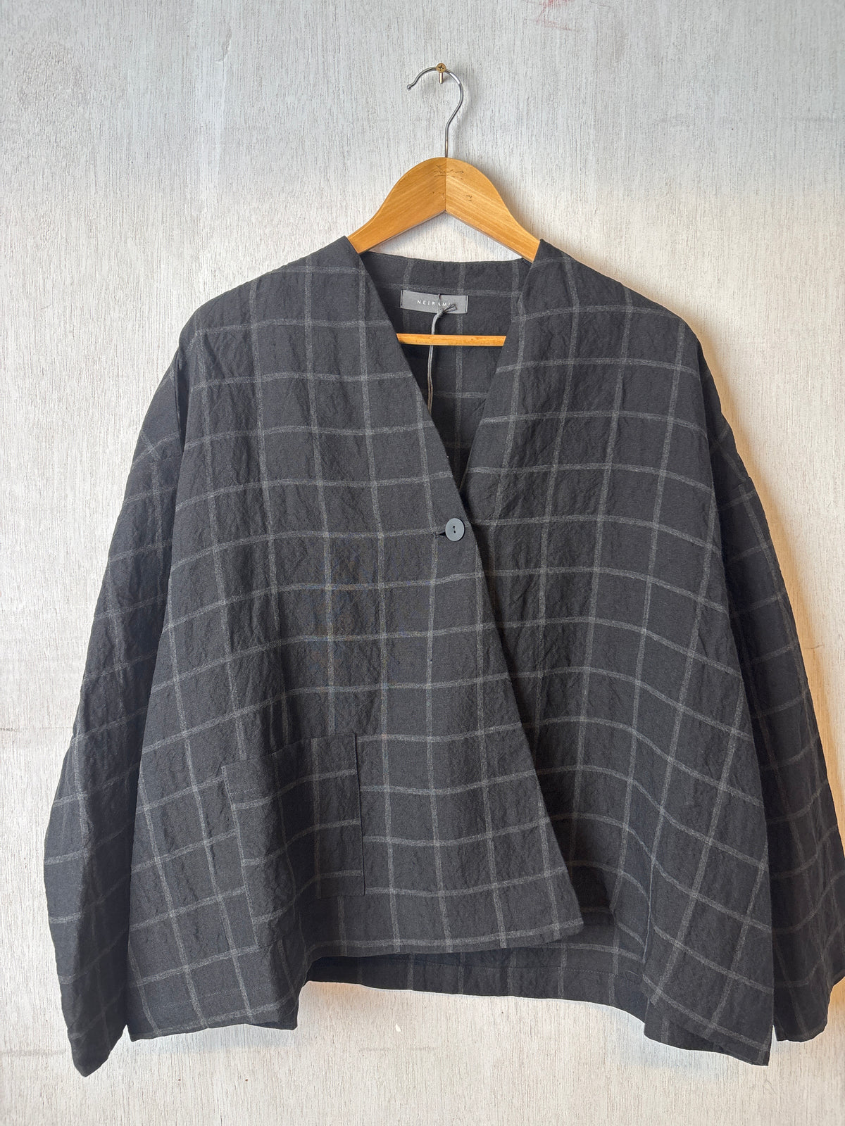 C207LN Asymmetrical Jacket Ardesia