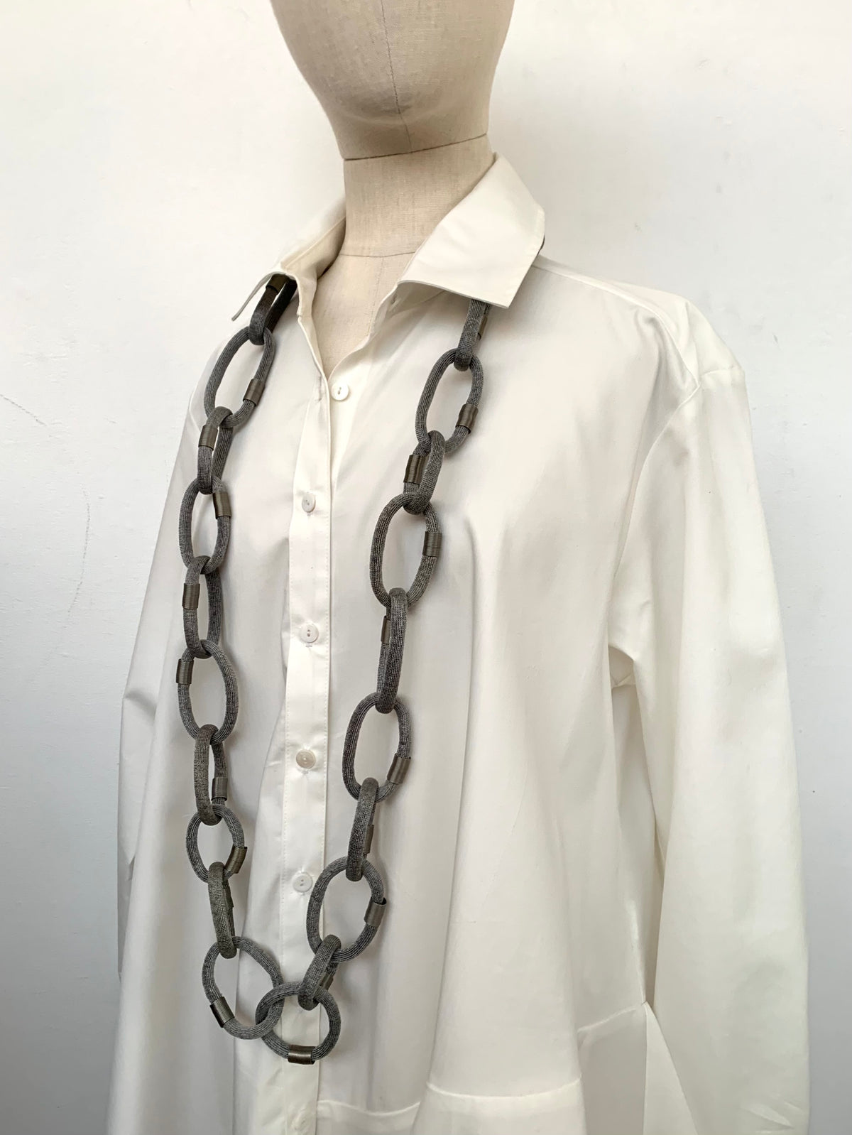 Bond Link Silver Necklace