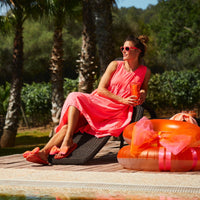 Balloon Dress- Coral