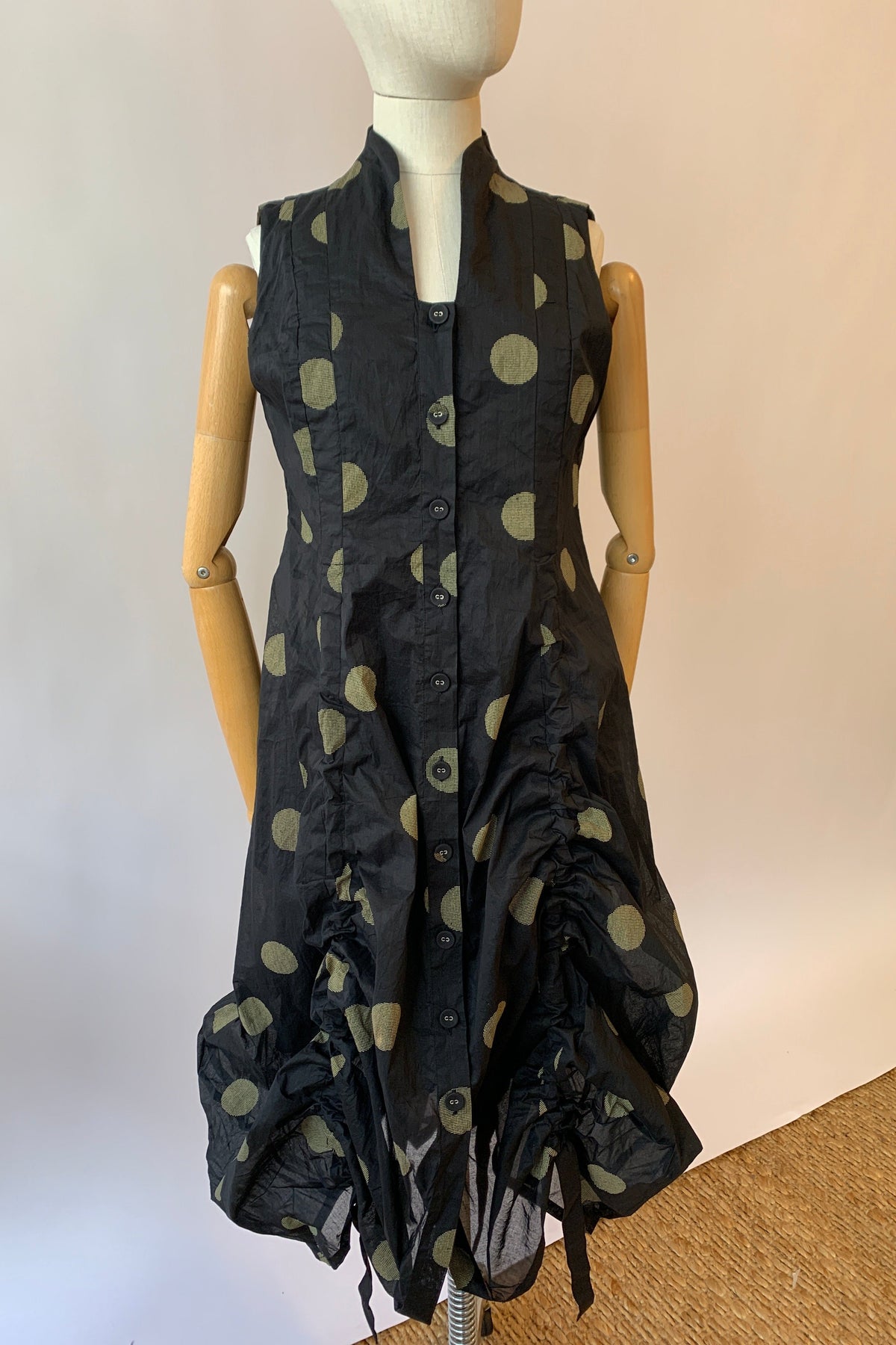 Dotto Black Dress