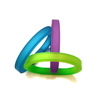 DRIM TRIO bracelets ESSENTIALS line: Turquoise Violet Green