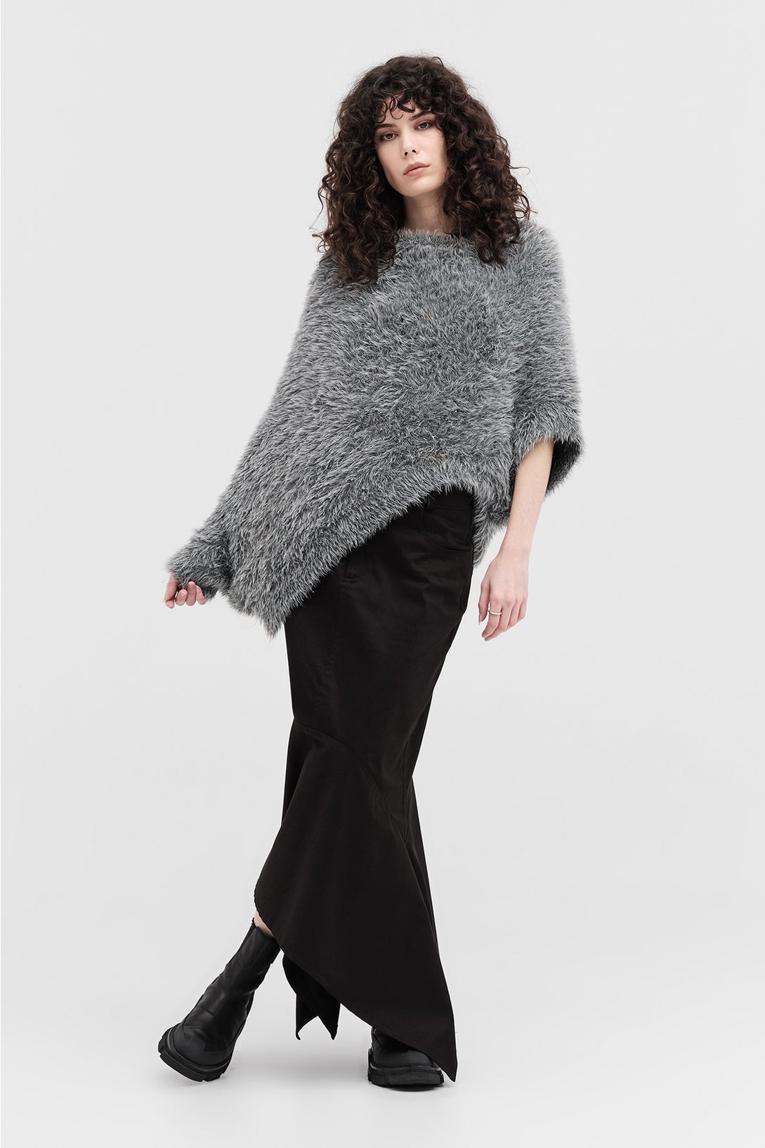 Sleeved Distort Shrug - Moonrock