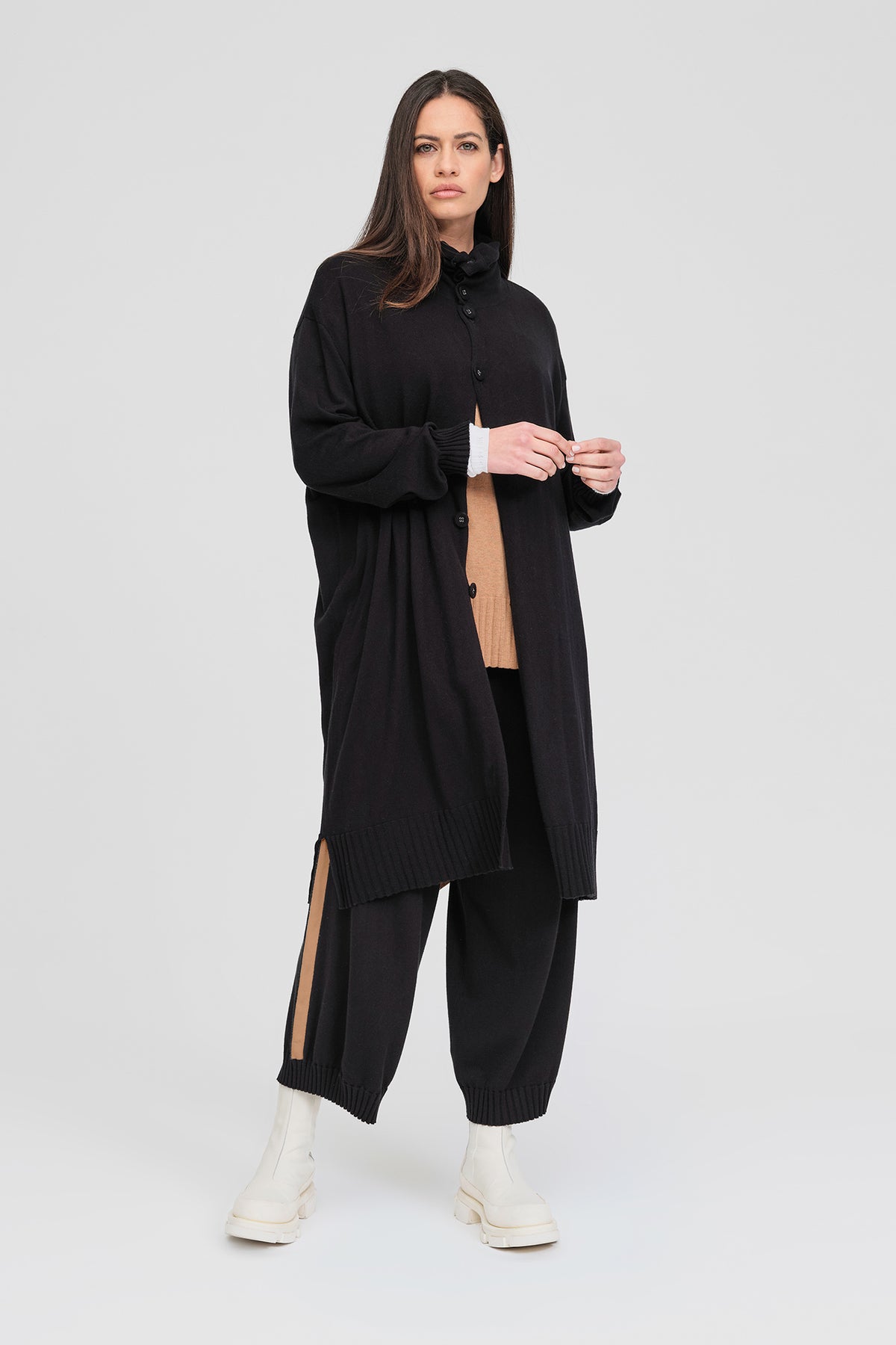 Pinned Coat - Black