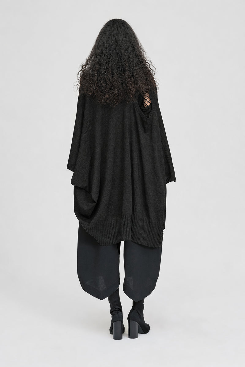 Abstract Sweater Black