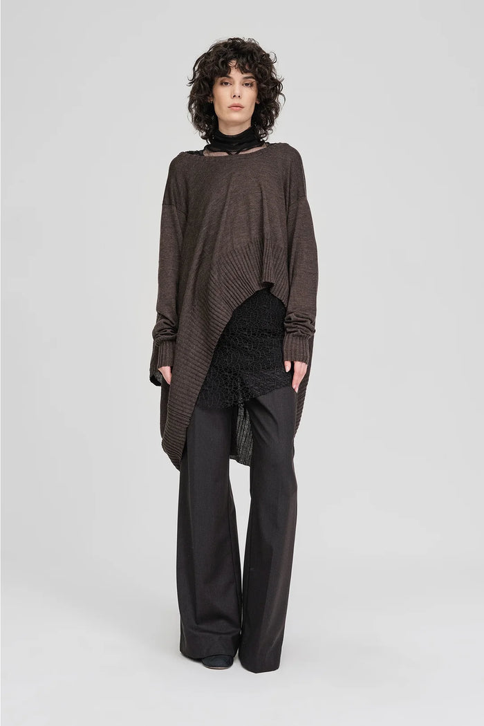 Abstract Sweater Chocolate