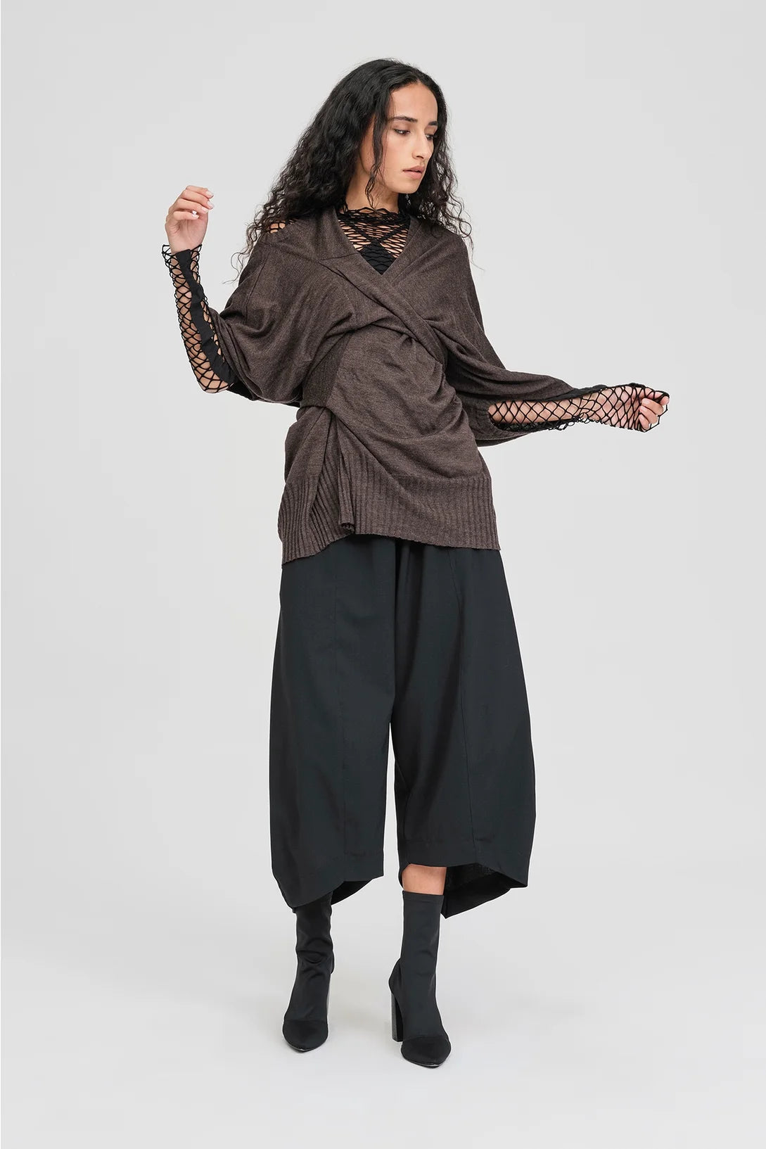 Abstract Sweater Chocolate