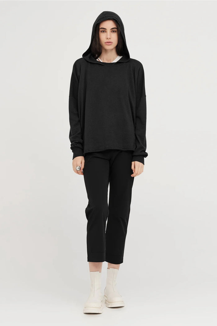 Subject Hoodie Black Ivory