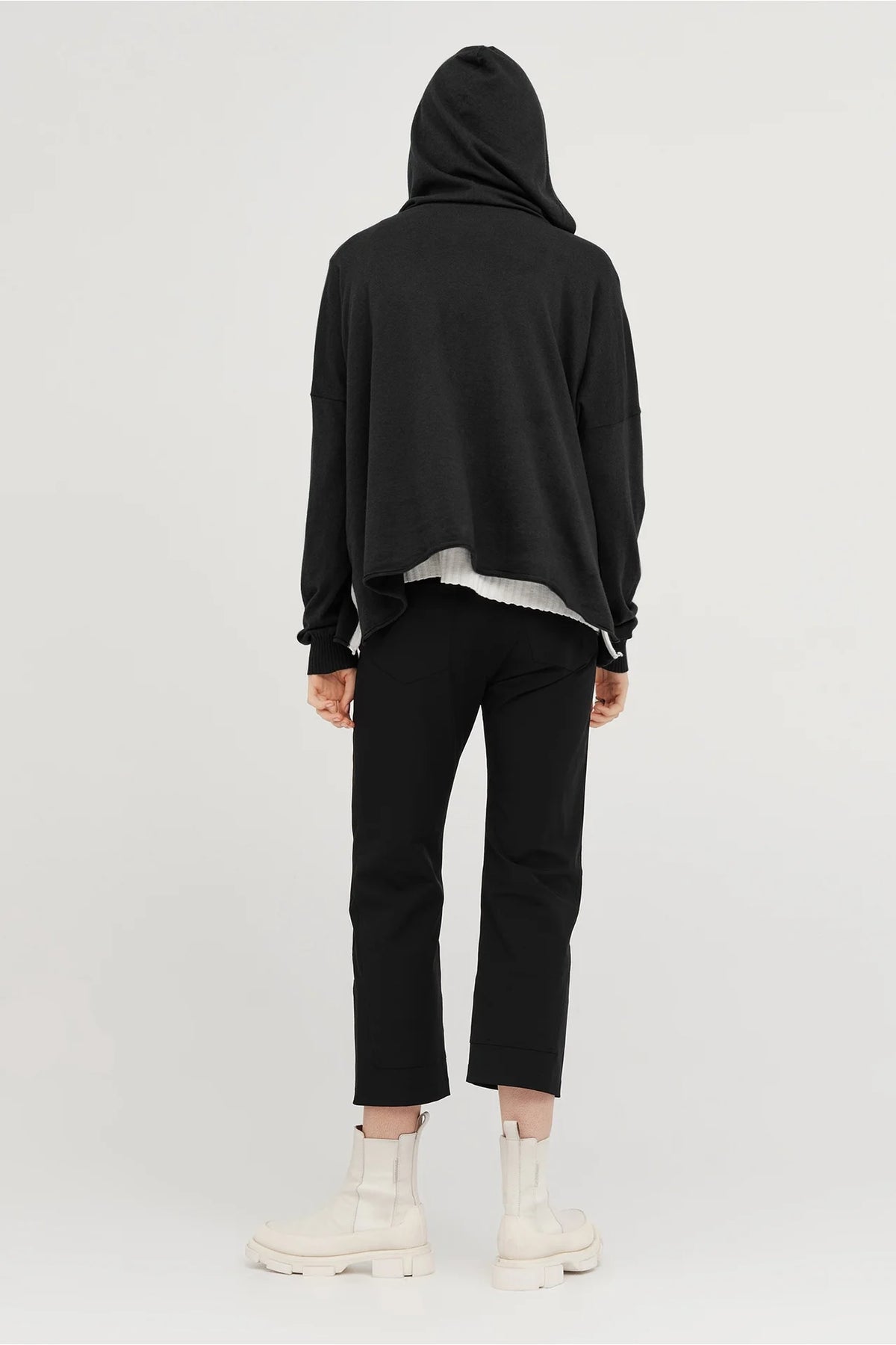 Subject Hoodie Black Ivory