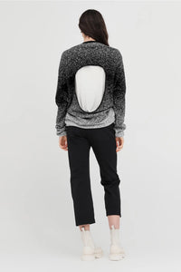 Gradient Submerge Sweater Black/Ivory