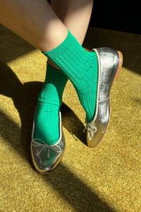 Her Socks - MC Cotton Kelly Green