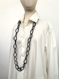 Bollicina Mesh Black Necklace