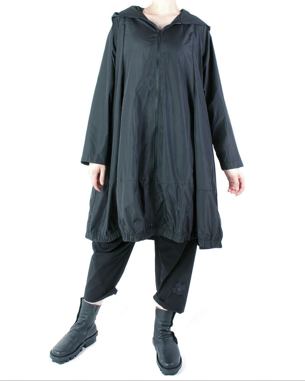 Rain Coat In A Bag- Black