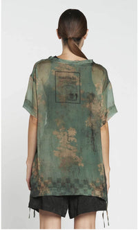 Tee Shirt Gre Eau de Nil