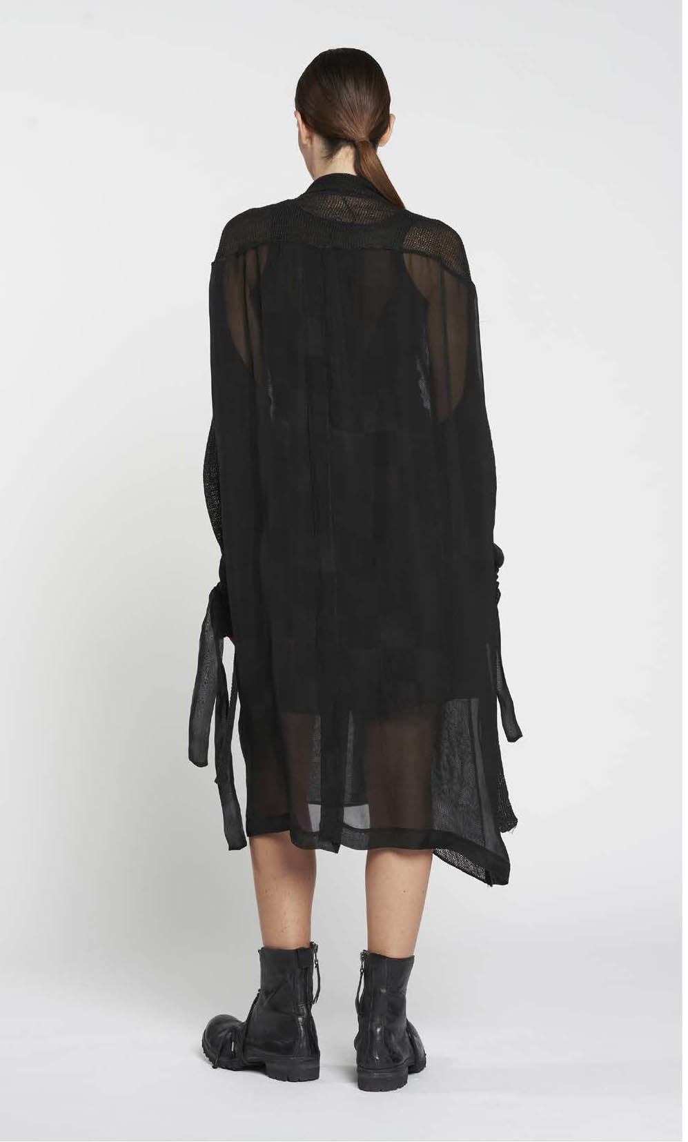 Pra Knit Cardigan Black